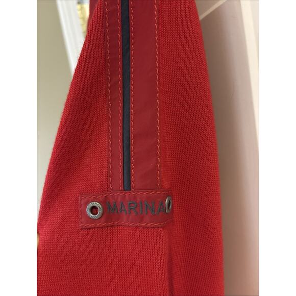 Claudio Campione Men’s red sweater ¼ Zip Yachting Pullover taping logo embroirdy - Picture 4 of 14